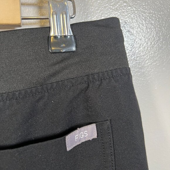 Figs Zamora Jogger Pants Womens Size Medium Tall Black Cargo Nurse Healthcare - Picture 9 of 13